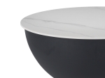 ΤΡΑΠΕΖΙ ΣΑΛΟΝΙΟΥ ERASMINE INART ΛΕΥΚΟ ΜΑΡΜΑΡΟΥ SINTERED STONE Φ70X37ΕΚ
