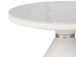 ΒΟΗΘΗΤΙΚΑ ΤΡΑΠΕΖΙΑ COOZLIN INART SINTERED STONE ΣΕ ΑΠΟΧΡΩΣΗ ΛΕΥΚΟ ΜΑΡΜΑΡΟΥ ΜΕ ΛΕΥΚΟ-ΧΡΥΣΟ ΜΕΤΑΛΛΟ