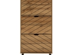 ΠΑΠΟΥΤΣΟΘΗΚΗ THELMA PAKOWORLD 12 ΖΕΥΓΩΝ SONOMA 60X23.8X131.6ΕΚ