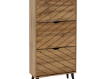 ΠΑΠΟΥΤΣΟΘΗΚΗ THELMA PAKOWORLD 12 ΖΕΥΓΩΝ SONOMA 60X23.8X131.6ΕΚ