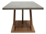 ΤΡΑΠΕΖΙ ΣΑΛΟΝΙΟΥ SOLANGE PAKOWORLD ΣΕ ΓΚΡΙ-SONOMA ΑΠΟΧΡΩΣΗ 110X55X47.5ΕΚ