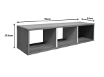 ΡΑΦΙΕΡΑ ΤΟΙΧΟΥ FLEVIOR PAKOWORLD ΣΕ SONOMA ΜΕ ΛΕΥΚΗ ΑΠΟΧΡΩΣΗ 90X22X25.6ΕΚ
