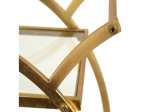 ΡΑΦΙΕΡΑ ARTELIBRE ΧΡΥΣΟ ΜΕΤΑΛΛΟ 72.5X30.5X74CM