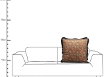 ΜΑΞΙΛΑΡΙ ARTELIBRE PAISLEY ΠΟΡΤΟΚΑΛΙ ΒΕΛΟΥΔΟ 60X60CM