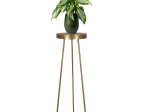 ΤΡΑΠΕΖΑΚΙ ARTELIBRE ΧΡΥΣΟ ΜΕΤΑΛΛΟ 42.5X42.5X98CM