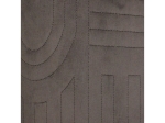 ΠΟΥΦ ARTELIBRE ΜΕ ΣΧΕΔΙΑ ΓΚΡΙ ΒΕΛΟΥΔΟ 40X40X45.5CM