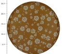 ΔΙΣΚΟΣ ARTELIBRE ΛΟΥΛΟΥΔΙΑ ΠΟΛΥΧΡΩΜΟ ΜΕΤΑΛΛΟ 25.5X25.5X1.5CM