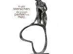 ΓΛΥΠΤΟ ΚΑΡΔΙΑ "STAND BY ME" COUPLE MOTIF ΣΙΔΕΡΟ ANTHRACITE ΑΣΗΜΕΝΙΟ PU 11X5X23CM