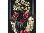 ΓΛΥΠΤΟ ΧΕΡΙΑ 'TWO HANDS' ΠΟΛΥΡΕΖΙΝΗ ΧΡΥΣΟ 8X13.5X29CM