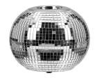 ΚΗΡΟΠΗΓΙΟ ΣΦΑΙΡΑ 'DISCO' ΚΕΡΑΜΙΚΟ ΑΣΗΜΙ 11X15CM