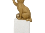 ΦΙΓΟΥΡΑ CAT "CHARLIE" ΠΟΛΥΡΕΖΙΝΗ BROWN PU 4 7.5X8.5X19.5CM