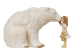 ΦΙΓΟΥΡΑ BEAR CHILD "ANIMAL LOVER" CHILD MOTIF ΠΟΛΥΡΕΖΙΝΗ ECRU PU 20X10X11.5CM