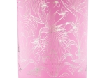 ΦΑΝΑΡΙ ΚΑΤΑΙΓΙΔΑΣ CYLINDRICAL "TROPIC" LEAF MOTIF ΓΥΑΛΙΝΟ ΠΡΑΣΙΝΟ PINK PU PCS. ASSORTED H. 125 CM D. 10 CM