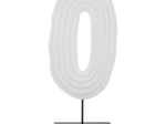 ΑΝΑΓΛΥΦΟ ΣΤΑΝΤ 'PEZZO' MDF ΜΑΥΡΟ/ΛΕΥΚΟ 7.5X17.5X39.5CM