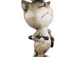 ΦΙΓΟΥΡΑ ΓΑΤΑ 'POLICEMAN' ΠΟΛΥ ΓΚΡΙ 6X8X13.5CM