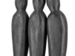 ΓΛΥΠΤΟ '3 PEOPLE' ΟΜΑΔΑ ΞΥΛΟ ΜΑΝΓΚΟ ΜΑΥΡΟ 6.5X14X36CM