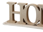 LETTERING "HOME" ΞΥΛΟ ECRU PU 4 47X7.5X12.5CM