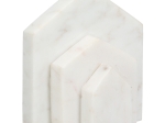  ΒΙΒΛΙΟΘΗΚΗ ΣΠΙΤΙ ΜΑΡΜΑΡΙΝΟ ΜΠΕΖ ΛΕΥΚΟ 11X5X12CM 11X5X12CM