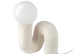  ΕΠΙΤΡΑΠΕΖΙΟ ΦΩΤΙΣΤΙΚΟ ORGANIC CERAMIC BEIGE WHITE 18X17X30CM 18X17X30CM