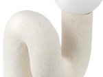  ΕΠΙΤΡΑΠΕΖΙΟ ΦΩΤΙΣΤΙΚΟ ORGANIC CERAMIC BEIGE WHITE 18X17X30CM 18X17X30CM