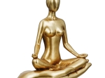  FIGURE YOGA MOTIF ΣΥΝΘΕΤΙΚΗ ΡΗΤΙΝΗ ΧΡΥΣΟΥ ΧΡΥΣΟΥ ΠΟΙΚΙΛΙΑ 3 ΦΟΡΕΣ 16X8X21CM 16X8X21CM
