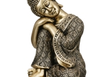 FIGURE BUDDHA SYNTHETIC RESIN ΧΡΥΣΟΧΡΩΜΟ 10X10X17CM 10X10X17CM