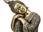 FIGURE BUDDHA SYNTHETIC RESIN ΧΡΥΣΟΧΡΩΜΟ 10X10X17CM 10X10X17CM