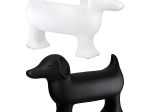  FIGURE DOG CERAMIC BLACK WHITE 2 ASSORTED 35X11X23CM 35X11X23CM