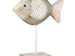  STAND RELIEF FISH MANGO WOOD ΦΥΣΙΚΑ ΧΡΩΜΑΤΑ 21X7X25CM 21X7X25CM