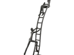  ΓΛΥΠΤΙΚΗ ΣΚΑΛΑ ΜΕΤΑΛΛΙΚΗ ΣΚΟΥΡΟ ΚΑΦΕ 17X6X34CM 17X6X34CM