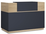 ΓΡΑΦΕΙΟ RECEPTION LOTUS PAKOWORLD ΣΕ ΧΡΩΜΑ ΦΥΣΙΚΟ - ΑΝΘΡΑΚΙ 180X70X110ΕΚ