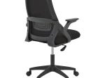 ΚΑΡΕΚΛΑ ΓΡΑΦΕΙΟΥ REJI PAKOWORLD MESH ΥΦΑΣΜΑ ΜΑΥΡΟ 58X60X89-99ΕΚ