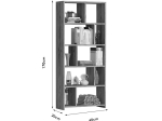 ΒΙΒΛΙΟΘΗΚΗ PWF-0603 PAKOWORLD ΚΑΡΥΔΙ 60X20X170ΕΚ