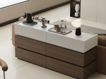 ΣΥΡΤΑΡΙΕΡΑ SONLEN PAKOWORLD MDF ΣΕ ΚΑΡΥΔΙ-ΜΠΕΖ ΑΠΟΧΡΩΣΗ 120X40X72ΕΚ