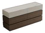 ΣΥΡΤΑΡΙΕΡΑ SONLEN PAKOWORLD MDF ΣΕ ΚΑΡΥΔΙ-ΜΠΕΖ ΑΠΟΧΡΩΣΗ 120X40X72ΕΚ