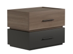 ΚΟΜΟΔΙΝΟ SONLEN PAKOWORLD MDF ΣΕ SONOMA-ΑΝΘΡΑΚΙ ΑΠΟΧΡΩΣΗ 60X40X44.5ΕΚ