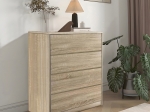 ΣΥΡΤΑΡΙΕΡΑ KUANGER PAKOWORLD MDF ΣΕ ΦΥΣΙΚΗ ΑΠΟΧΡΩΣΗ 80X40X80ΕΚ