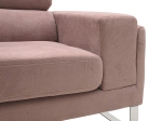 ΚΑΝΑΠΕΣ SHEA PAKOWORLD 3ΘΕΣΙΟΣ ΥΦΑΣΜΑ ΣΑΠΙΟ ΜΗΛΟ-INOX 198X80X87ΕΚ
