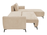 KΑΝΑΠΕΣ ΚΡΕΒΑΤΙ ΤΡΙΘΕΣΙΟΣ ΑΝΑΣΤΡΕΨΙΜΟΣ SETTEE PAKOWORLD ΥΦΑΣΜΑ ΜΕ ΑΠΟΘΗΚΕΥΤΙΚΟ ΧΩΡΟ ΣΕ ΜΠΕΖ ΑΠΟΧΡΩΣΗ 286X204X93ΕΚ
