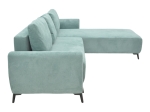 KΑΝΑΠΕΣ ΚΡΕΒΑΤΙ ΤΡΙΘΕΣΙΟΣ ΑΝΑΣΤΡΕΨΙΜΟΣ SETTEE PAKOWORLD ΥΦΑΣΜΑ ΜΕ ΑΠΟΘΗΚΕΥΤΙΚΟ ΧΩΡΟ ΣΕ ΜΕΝΤΑ ΑΠΟΧΡΩΣΗ 286X204X93ΕΚ