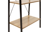 ΒΙΒΛΙΟΘΗΚΗ RAMON PAKOWORLD ΦΥΣΙΚΟ-ΜΑΥΡΟ 60X23X145,5ΕΚ