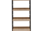 ΒΙΒΛΙΟΘΗΚΗ- ΡΑΦΙΕΡΑ RAMON PAKOWORLD ΦΥΣΙΚΟ-ΜΑΥΡΟ 60X28X125,5ΕΚ