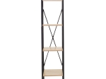 ΒΙΒΛΙΟΘΗΚΗ RAMON PAKOWORLD ΦΥΣΙΚΟ-ΜΑΥΡΟ 34X32,5X148ΕΚ