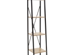 ΒΙΒΛΙΟΘΗΚΗ RAMON PAKOWORLD ΦΥΣΙΚΟ-ΜΑΥΡΟ 34X32,5X148ΕΚ