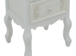 ΚΟΜΟΔΙΝΟ PAZLEN INART MDF ΣΕ ΛΕΥΚΗ ΑΝΤΙΚΕ ΑΠΟΧΡΩΣΗ 40X45X65ΕΚ