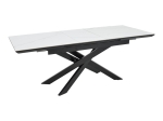 ΤΡΑΠΕΖΙ ROGEMI PAKOWORLD ΓΚΡΙ MDF-ΜΑΥΡΟ ΜΕΤΑΛΛΟ 160-200X90X75ΕΚ