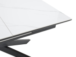 ΤΡΑΠΕΖΙ ROGEMI PAKOWORLD ΓΚΡΙ MDF-ΜΑΥΡΟ ΜΕΤΑΛΛΟ 160-200X90X75ΕΚ
