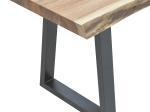 ΠΑΓΚΑΚΙ MILES PAKOWORLD ΜΑΣΙΦ ΞΥΛΟ 4ΕΚ ΚΑΡΥΔΙ-ΜΑΥΡΟ 160X40X45ΕΚ