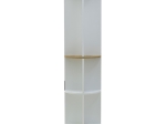 ΒΙΤΡΙΝΑ XARVEY INART ΛΕΥΚΟ-ΦΥΣΙΚΟ ΞΥΛΟ 110X38X160ΕΚ