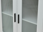 ΒΙΤΡΙΝΑ XARVEY INART ΛΕΥΚΟ-ΦΥΣΙΚΟ ΞΥΛΟ 110X38X160ΕΚ